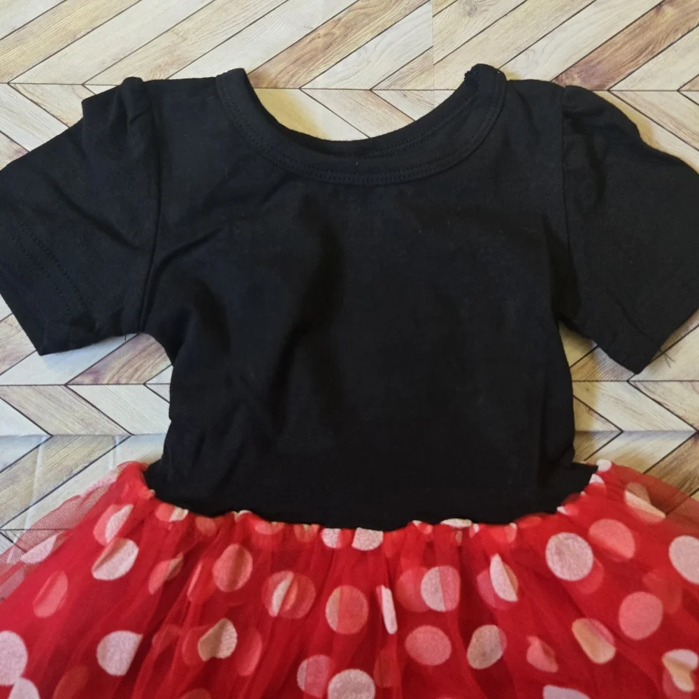 Minnie Mouse Princess Dress Girl Halloween Birthday Polka Dot Kid Costume 12-18M